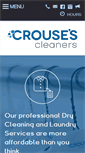 Mobile Screenshot of crousescleaners.com